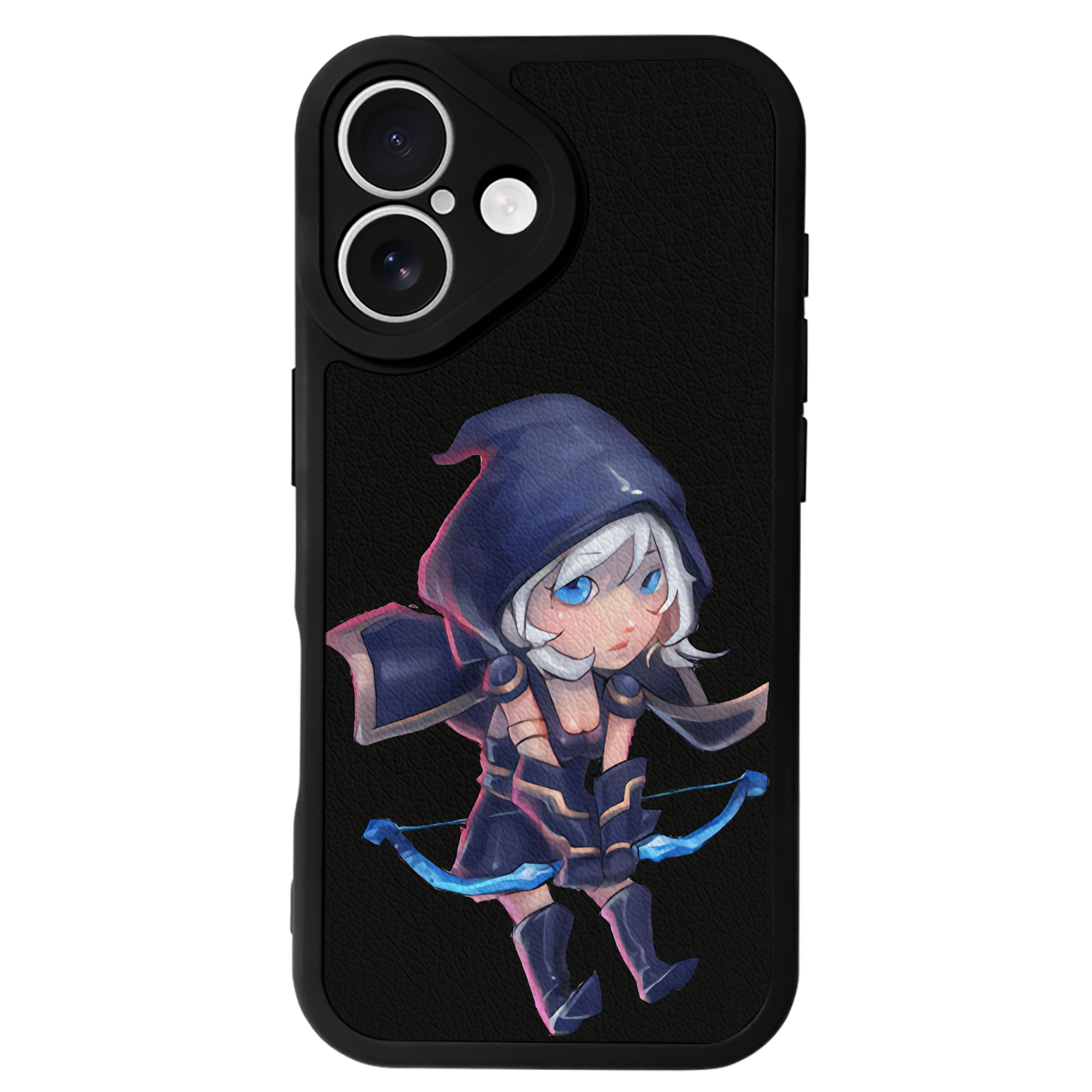 （画像用） リーグ・オブ・レジェンド League of Legends LOL 【iPhone 16シリーズ対応】シリコンスマホケース（レザー調） 材質：シリコン